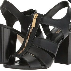 Michael Kors Black Damita Heeled Sandal (7.5)